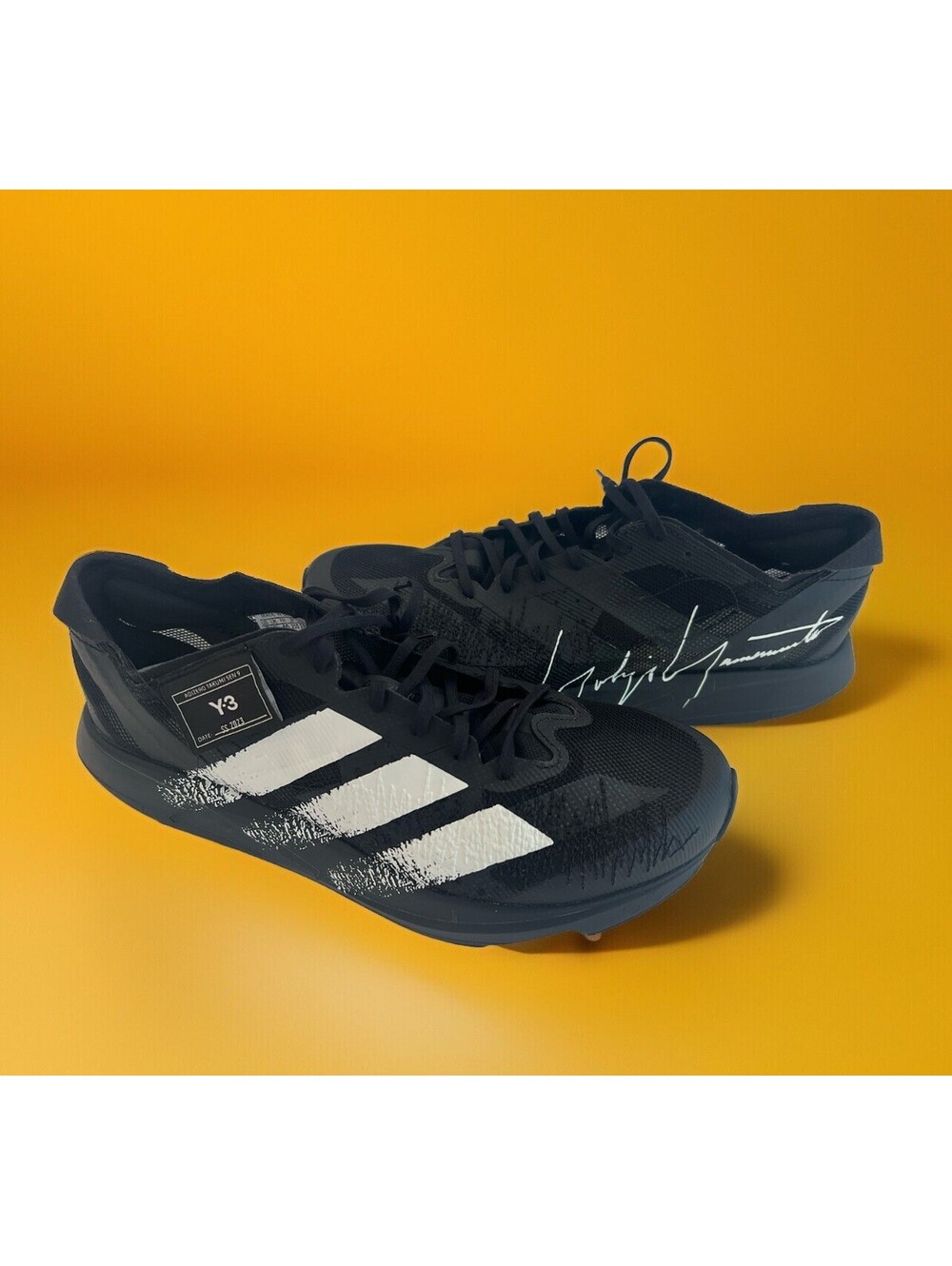 $400 ADIDAS Y-3 Takumi Sen 9 'Black Off White' IE9390 Size 7